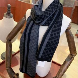 Fashion Brand Wool Scarfs Mens Designer Cashmere Scarf Women Winter Scarves Men Casual Pashmina Luxury Lady Shawls Classic Letter Print Wrap