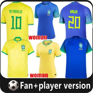 2022 2023 soccer jersey Camiseta de futbol PAQUETA COUTINHO football shirt maillots MARQUINHOS VINI JR SILVA brasil RICHARLISON bRAZILS MEN Player Version WOMAN
