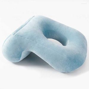 Kopfkissen Nickerchen Schlafen PP Baumwolle Nackenstütze Schreibtisch mit hohlem Design für den Schlafrücken mit dem Gesicht nach unten