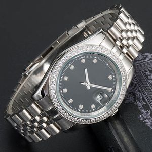 Erstklassige Uhr 36 41 mm, Ringöffnung mit Diamanteinlage, Herren-Präzision, langlebig, automatisch, mobil, Edelstahl, Damen, wasserdicht, leuchtende Maschine