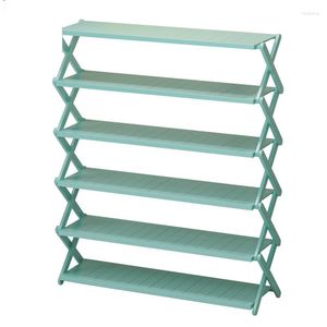 Clothing Storage Multi-storey Shoe Rack Home Simple Dust-proof Shoes Cabinet Student Dormitory Folding Bamboo Shelf Sapateira Free Install