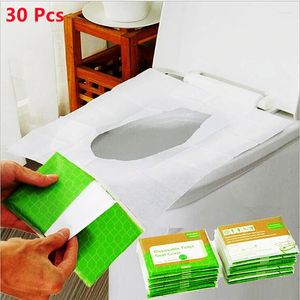 Coprisedili per WC Coprisedili usa e getta Carta da viaggio Campeggio El Tappetino da bagno Accessorio per acqua solubile impermeabile