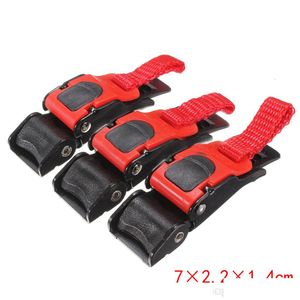 Motorcycle Helmets 3X Plastic Motorcycle Helmet Speed Clip Chin Strap Quick Release Pl Buckle New Blackaddred Drop Delivery 2022 Mob Dh2V5