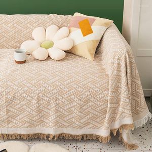 Cobertores sofá nórdico arremesso de cobertor decorativo geométrico moderno toalha simples de viagem ao ar livre Tapestry de roupas de cama de piquenique