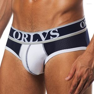 Underpants 50pc/lote por atacado malha calcinha masculina homens cuecas respiráveis ​​nylon cueca tanga cueca confortável