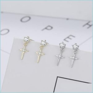 Charm Fashion Charm Msee Pics Diamond Earrings Selling Girls Cross In 2021 Wholesale Of European And American Jewelry 849 R2 Drop Del Dhtze