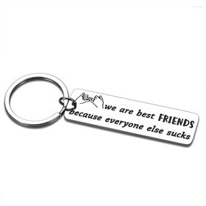 Keychains Funny Friend Gifts Keychain for BFF Birthday Christmas Graduation Friendship Sisters Brothers Ies