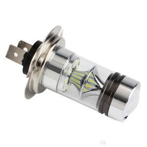 Oświetlenie motocyklowe 2PCS Super jasny H7 100W Lampa mgły mgły bb BB Reflektory samochodu jazdy BBS White 15001800LM Dostawa 2022 Mo Dhthk