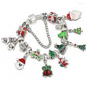 Bracelets de charme Année ornements de Noël