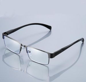 Solglasögon ultralätt läsglasögon kvinnor män rektangel böjbar full ram ram vårnjärn anti blu faitgue 1 1,5 2 3 till 4
