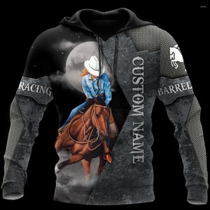 Men's Hoodies 2022 Autumn Hoodie Horse Racing 3D Printing Men's/Women's Sweatshirt Unisex Streetwear Zipper Pullover Casual Jacket-12