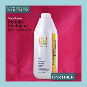 Shampoo Conditioner Purc Brasilianer Keratin Haarbehandlung 1000 ml Formalin 12% tiefe Reparatur