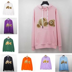 Hoodie mens kvinnor polo hoodies priting hooded vinter man länge ärm män s kvinnor hoodie kläder bomullskläder hip hop svart vita tröjor