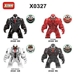 X0327 Hero Minifigs Big Toy Figures Carnage Riot Building Blocks