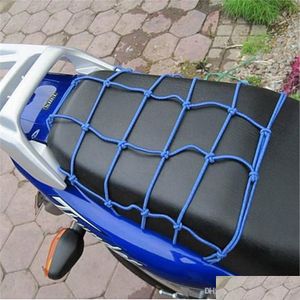 Motorcycle Bags 6 Hooks Motorcycle Bags Bike Hold Down Helmet Cargo Lage Mesh Bungee Net Storage Consolidation Tools Accessories New Dh7Vo