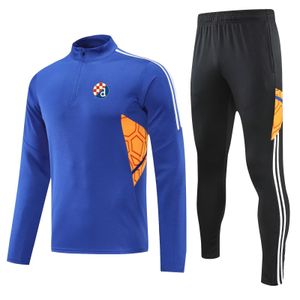 GNK Dinamo Zagreb Men's Tracksuits children Outdoor leisure sport training suit jogging sports long sleeve suit