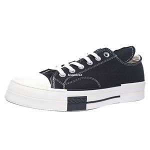 Drkstar Low Black Canvas Shoe for Men Sneakers Męskie buty łyżwia