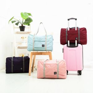 Duffel Bags Travel Storage Second-generation Aircraft Folding Trolley One-shoulder Shopping Clothes Sorting Luggage
