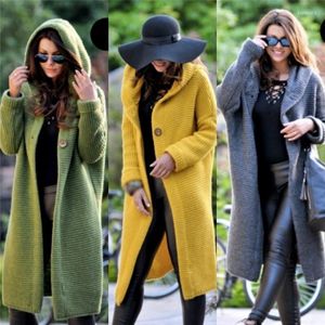 Women's Fur Women's Sweaters Winter 2022 Fashionable Casual Loose Sweater Female Autumn Cardigans Single Breasted Puff Hooded Coat Plus