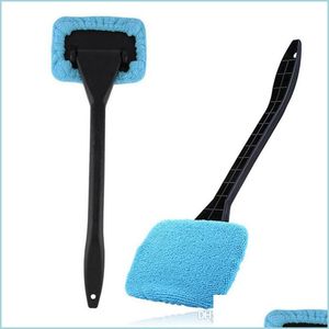 Brush New 1Pc Microfiber Brush Window Cleaner Long Handle Car Washable Windshield Wiper Cleaning Tool Drop Delivery 2022 Mobiles Mot Dhr5D