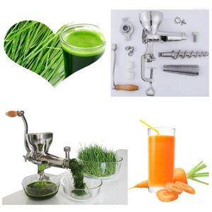 Juicers Portable Wheat Grass Juice Extractor Manual Slow Juicer