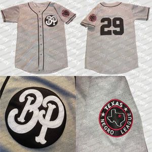 Niestandardowe koszulki baseballowe Dostosowane Negro League Fort Worth Black Panthers Baseball koszulka w 100% zszywana haft vintage dowolne imię n