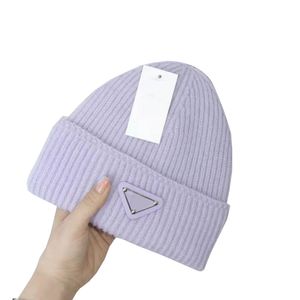 Hat Knit Beanie Designer Cappello Uomo zima Solid Solid Unisex Dome wielokolorowe ciepłe czapki projektanci mężczyźni kobiet Zagęsta się chapeau casquette fit cap