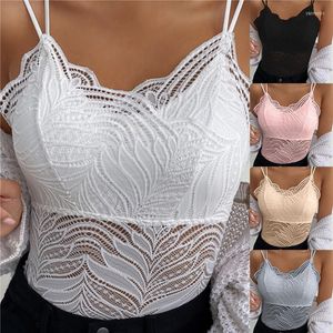 Women's Tanks Women's & Camis Spring And Summer Long Anti-exhaust Underwear Seamless Bra Lace Tube Top Beautiful Back Wrap Sexy Outside