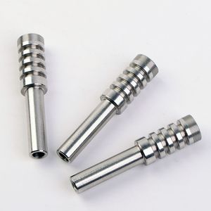 Großhandel Rauchen 510 Faden Titaniumnagelzubehör 10mm 14mm 18mm Keramik Quarz Banger Nagel für Nektarsammler Kit Konzentrat DAB Strohwasserleitung