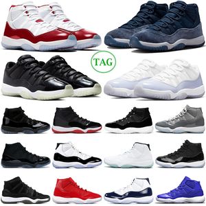 Jumpman Low Retro s Basketball Shoes Midnight Navy Cherry Cool Grey Cap and Gown Pantone Pure Violet Concord Gamma Blue Mens Trainers Womens utomhus Sneakers