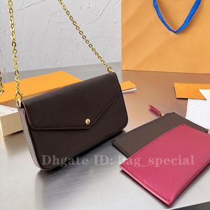 Mode Taschen Designer Handtaschen Braune Blume Umhängetasche Leder Replik Einzelne Schulter Handtasche Luxus Frauen Geldbörse Klassische Dame Tragetaschen