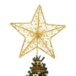 Рождественские украшения 1 ПК Звезда на открытый топпер рождественский украшение деревья орнамент