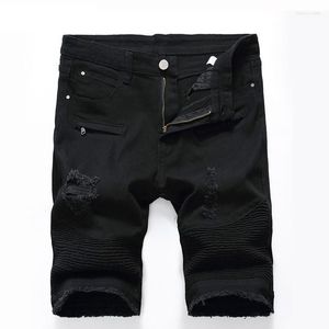 Men's Jeans Men's Trend Korean Version Of Slim Begging Pants Short Ripped