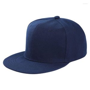 Berretti da baseball Donna Uomo Estate Berretto da baseball Hip Hop Cappello a tesa piatta vuoto in tinta unita