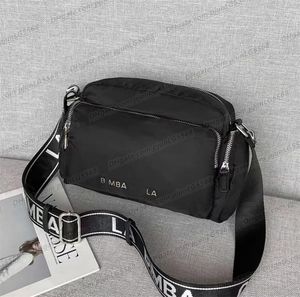 トップデザイナー大容量のショルダーバッグカメラ女性ファッションネクタイダイラグジュアリーナイロンクロスボディフラッシュストラップマルチカラーイブニングバッグ財布