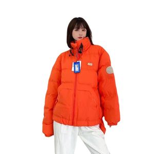 Kvinnor Down Parkas Spot Ader Long and Short Sleeve Warmth Thin Hidden White Duck Down Jacket Oversize Par Samma modell