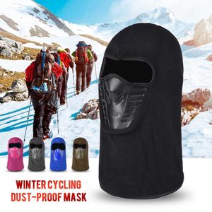 Maski czapki rowerowe zimowe czapkę na terenie balaklava dla mężczyzn kobiety rowerowe maskę narciarską wiatrowoodporne termiczne kale szyi cieplej snowboardowy szablon l221014