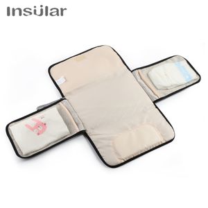 Changing Pads Covers Insular in Waterproof Pad Diaper Travel Multifunction Portable Baby Cover Mat Clean Hand Folding Bags