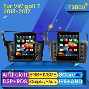 Araba DVD Video Oynatıcı 2din Android 11 Volkswagen VW Golf 7 2013-2017 Tesla Tarzı Radyo Multimedya Otomatik GPS Carplay Stereo