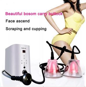 Directly effect Heating Breast Enlargement slimming Vacuum Machine Metal Vacuum Cups Pumps Therapy Cupping Massager Butt Enhancer Buttock Lifting