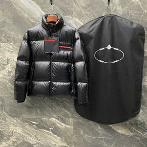 2023SS 1:1 Дизайнерский P Home Мужской пуховик Роскошная зимняя куртка с капюшоном Тонкий треугольный значок Верхнее пальто высшего качества