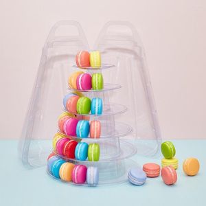 Bakeware Tools Macaron Tower 4/6 Tiers Cupcake Display Rack Holder Macaroon Cake Stand Birthday Party Wedding Decoration