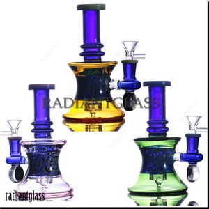 Hopahs rak bong tjocka glas bongs mini grossistkina med cirk per designad ny