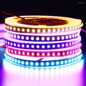 Strips 120LEDs/m RGB LED Strip DC12V Tape Waterproof Light For Wall Bedroom Stairs Floor Garden Landscape Party White