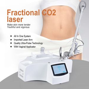 CO2 Hud Laser Treatment Fractional 10600nm Machine 3 i 1 för ance ärr som återgår till borttagning och mullskärning av professionell bärbar bärbar