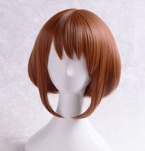 2022 fashion Light Brown Curly Natural cosplay Anime Party wig