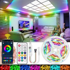 Strips Dream Color LED Strip Lights WS2811 RGB IC Phone APP Control Luces 5M 10M 15M Diode Flexible Ribbon Tape Wall Bedroom DC12V