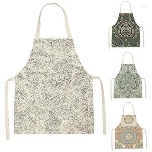 Aprons WQL2514 Kitchen For Women Linen Bibs Household Cleaning Apron Home Waterproof Chefs Cooking Baking Child