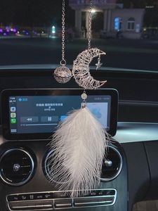 Decorações de interiores Pingentes de carros Modelos de deusa Retanha Ornamentos de espelho fofos No pendente pequenos acessórios para meninas