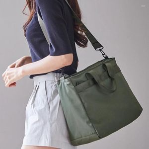 Bolsas de mochila bolsa de negócios em estilo coreano para homens nylon pano mensageiro de grande capacidade para moda de ombro para viajar bolsa casual laptop casual